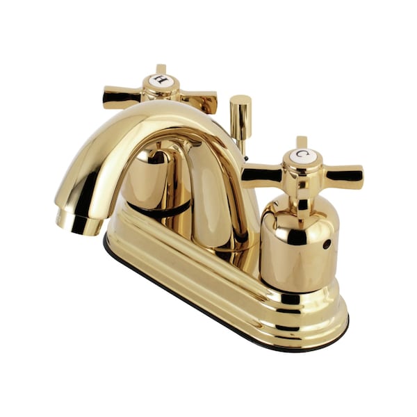 KB8612ZX 4" Centerset Bathroom Faucet, Polished Brass